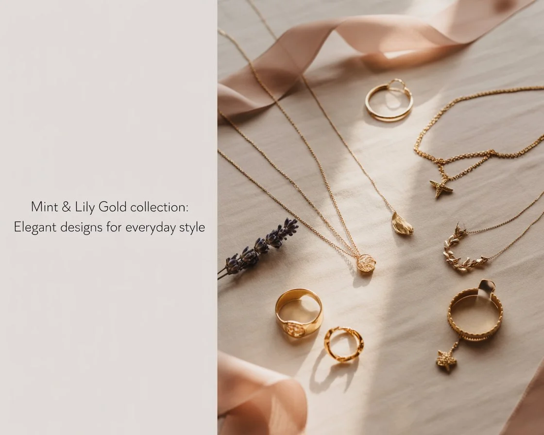 Mint & Lily Gold Collection: Elegant Designs for Everyday Style